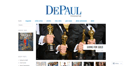 Desktop Screenshot of depaulmagazine.com